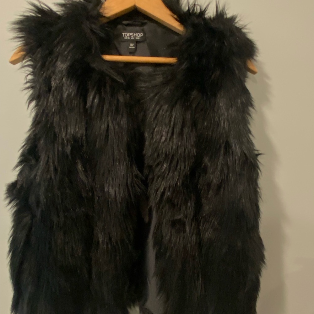 fur vest